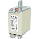 Wkładka topikowa NH do ochrony akumulatorów, magazynów energii DC NH00 gBat 100A 550V DC 004110215 ETI