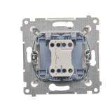 Simon 54 Przycisk „światło” 10A 250V szybkozłączka złoty mat DS1.01/44 KONTAKT