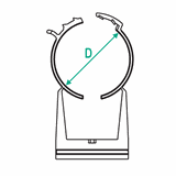 USZ15 Uchwyt szybkomocujący