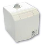 GNIAZDO ZABUDOWANE SERIA DESIGN IP44 gniazdo nadtynkowe przelotowe w układzie domowym 16A 2P+Z 230V IP44 863108v PCE