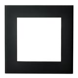 SONATA Ramka pojedyncza do gniazda brytyjskiego - kolor czarny metalik