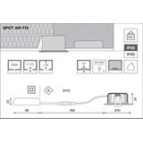 Oprawa SP AIR FIX P 6W 930 PS DIM IP65 SI