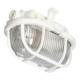 SOTOA, oprawa oświetleniowa, E27, max. 15W, IP54, klosz szklany, osłona plastikowa, biała