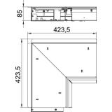 OKB AE 25085 ON, Naroże zewnętrzne