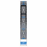 FV+ rozłącznik bezp.listw. NH1 3P 250A 690VAC EKW szyny 185mm zac.śr.M12