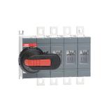 OT160EV04P rozłącznik OT160EV_ 4-bieg, z rączką i wałkiem