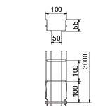GRM 55/100, KORYTO SIATKOWE GRM 55/100FT