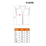 Kamizelka robocza, rozmiar XXL/58