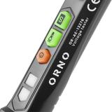 Indukcyjny tester napięcia, 12-1000 V AC/DC, latarka, czarny OR-AE-13276 ORNO