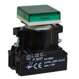 Lampka L22K/230V/W3 zielona