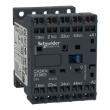 Miniaturowy stycznik pomocniczy, TeSys K, 2NO 2NC, cewka 24VDC, zaciski sprężynowe CA3KN313BD
