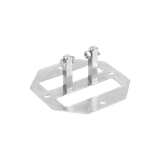 Simon Connect Podstawa do minikolumny czterostronnej ALK54x/8 (element zapasowy) aluminium