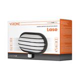 LASO, oprawa ogrodowa z czujnikiem ruchu 180st, 1x60W, E27, IP44, plastik, czarna LF-2/B ORNO