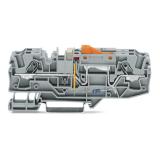 TOPJOB-S złączka rozłączalna do kontroli doziemień 230 V szara