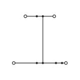 TOPJOBS złączka 2-piętrowa 2,5 mm2 N niebieska