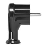 Wtyczka kątowa Uni-Schuko czarny 24 szt. OR-AE-13261/B/24 ORNO