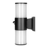 DALIA oprawa ogrodowa z czujnikiem PIR, 2xE27, max. 2x15W, IP54, czarna