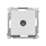 Simon 55 Gniazdo antenowe TV pojedyncze Do instalacji indywidualnych Jasnoszary mat