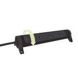 PRZEDŁUŻACZ PREMIUM, OBROTOWY, 3X2P+Z, USB A+C, Z OGRANICZNIKIEM PRZEPIĘĆ, Z PRZEWODEM 1.5 METRA 3X1