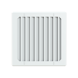 RZA100 Kratka/filtr do RZF100 105x105mm 15m3/h