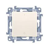 Simon 10 Łącznik dwubiegunowy 10A z. śrub. krem