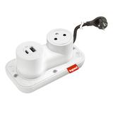 Incara: Electr'On - Podstawa 1x2P+Z / Usb A+C - 2,5 M-Biały 654902 LEGRAND