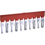 ESH-EFB.4/10/R Zwieracz wtykowy izolowany 10-torowy (czerwony)