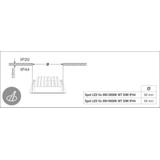 Oprawa SPOT LED FIX 8W 4000K SI DIM IP44