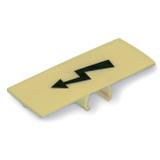 zaślepka ostrzegawcza