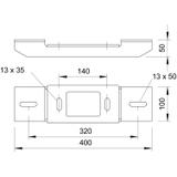 KA-SY, ŁĄCZNIK WZDŁUŻNY 1610MM PERF.FT