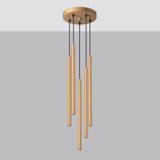 Sollux Lampa wisząca PASTELO 5P złota SL.1174