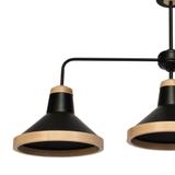plafon Salma 3xE27 czarny MLP6297 Milagro