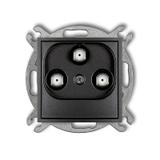 MINI Mechanizm gniazda multimedialnego 3F DATA (UPC) grafitowy
