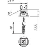 177 20 VA B-HD, Uchwyt przewodu
