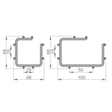 KGS100H60/3 Korytko siatkowe
