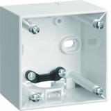 Integro Flow Puszka natynkowa 1-krotna wysoka biały