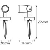 Oprawa SMART+ WIFI GARDENSPOT RGBW 1P EXT