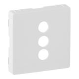 VALENA LIFE PLAKIETKA GNIAZDA 3 x RCA BIAŁA, Legrand