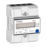 Licznik trójfazowy przycisk reset podlicznik energii prądu 3-FAZ LCD 80A VIRONE EM-6 ORNO