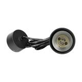BARBRA PLR GU10 oprawa wisząca max 35W, IP20, okrągły, czarny, aluminium AD-OP-6189BGU10 ORNO