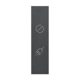 LIVING NOW - PLAKIETKA SYGNALIZATORA  NIE PRZESZKADZAĆ/SPRZĄTNĄĆ POKÓJ  - 1 MODUŁ - CZERŃ, Bticino