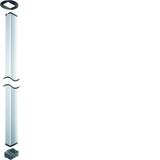 tehalit.DA200 Kolumna dwustronna DA200-80 z zaciskiem mocującym H=3,4m biały