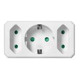Rozgałęźnik 1x2P+Z (Schuko), 2x2P/II, biały OR-AE-13250(GS) ORNO