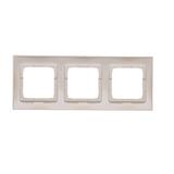 Simon 54 Premium Ramka 3-krotna PREMIUM IP20 / IP44 złoty mat DR3/44 KONTAKT