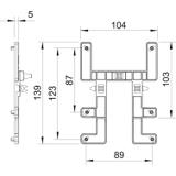 BE TS GR, Płytka montażowa T60-T100