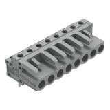 MCS-MIDI Classic gniazdo kątowe 8-bieg. szare raster 5 mm /50szt./ WAGO