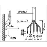 Naświetlacz FLOOD LED PERFORMANCE DALI 100W 4000K ASYM 55X110 black