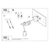 Sollux Kinkiet EDISON czarny SL.0373