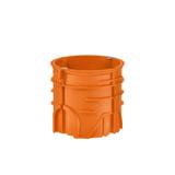 ZZ60DFw ,  Puszka podtynkowa do łączenia O 60, głęboka, z wkrętami, pomarańczowy