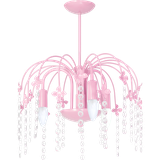 Milagro plafon Laura 3xE14 różowy MLP1137